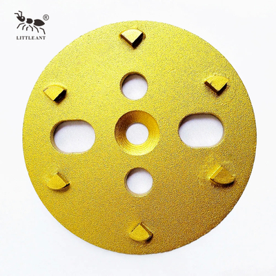 Little Ant Silicone Pu Disco dedicado do piso PCD Metal Diamond Plate Disc Circular Disco para concreto novo produto 