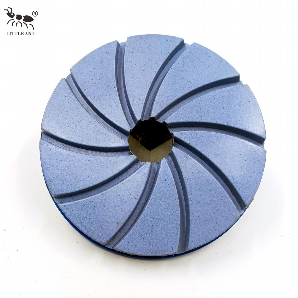 Little Ant Snail Lock Edge Resina Polishing Pad com PVC Backer Granite Marble Terrazzo Quartz
