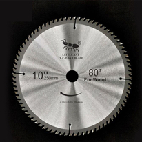 10 polegadas 80 dentes TCT Wood Cutting Circular Saw Blade