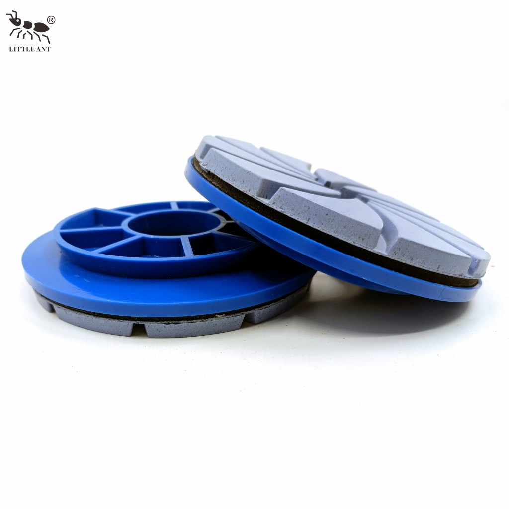 Little Ant Snail Lock Edge Resina Polishing Pad com PVC Backer Granite Marble Terrazzo Quartz