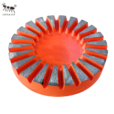 Little Ant Ant 3 polegadas 80mm Metal Plate Diamond Disco Roda para segmentos de triângulo de concreto seco e úmido Uso grosso