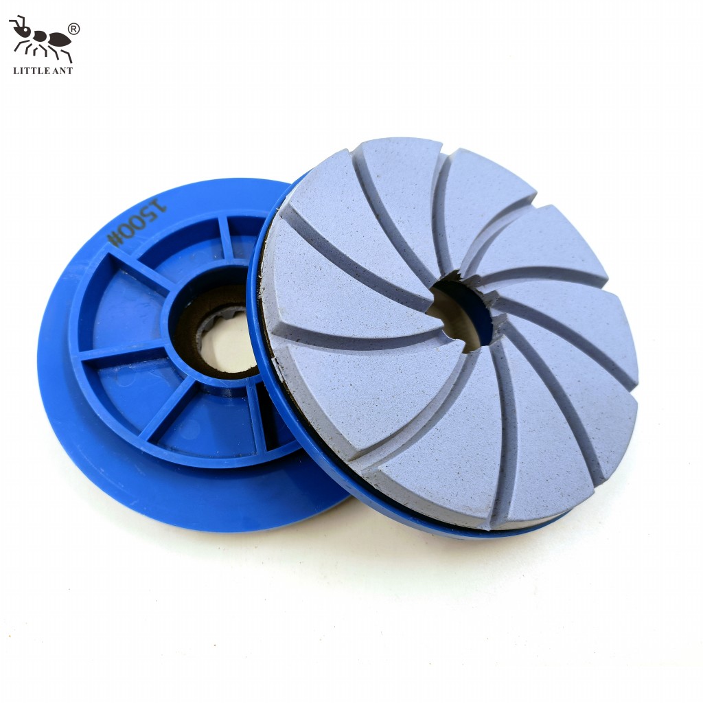 Little Ant Snail Lock Edge Resina Polishing Pad com PVC Backer Granite Marble Terrazzo Quartz