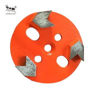 Ferramenta circular do metal da placa de moagem para o uso seco e úmido de concreto 3 engrenagens 100mm