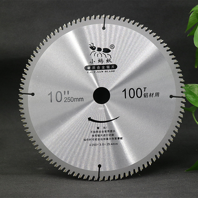 10 polegadas 100 dentes TCT Cutting Circular Saw Lâmina