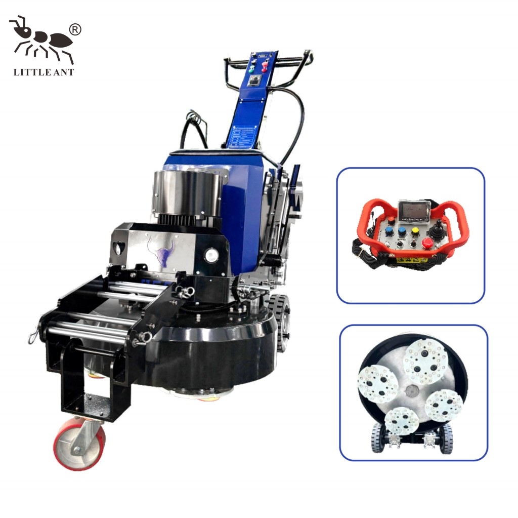 LITTLE ANTIntelligent Dual-Drive Grande máquina de moagem com controle remoto Power-0ff Vida útil da bateria XGN-866pro