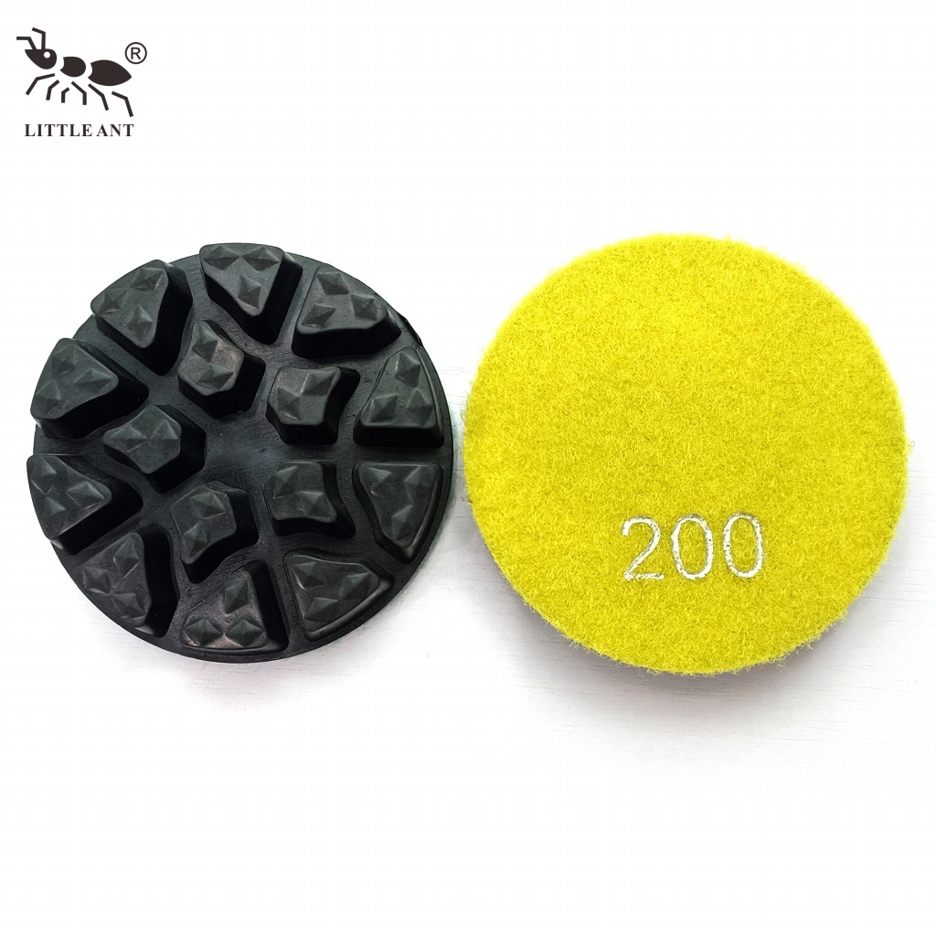 LITTLE ANT NEW 3 polegadas Convoy Ground Diamond Concrete Floor Polishing Pads
