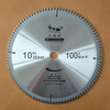 Lâmina de serra circular de corte de alumínio TCT de 10 polegadas e 100 dentes