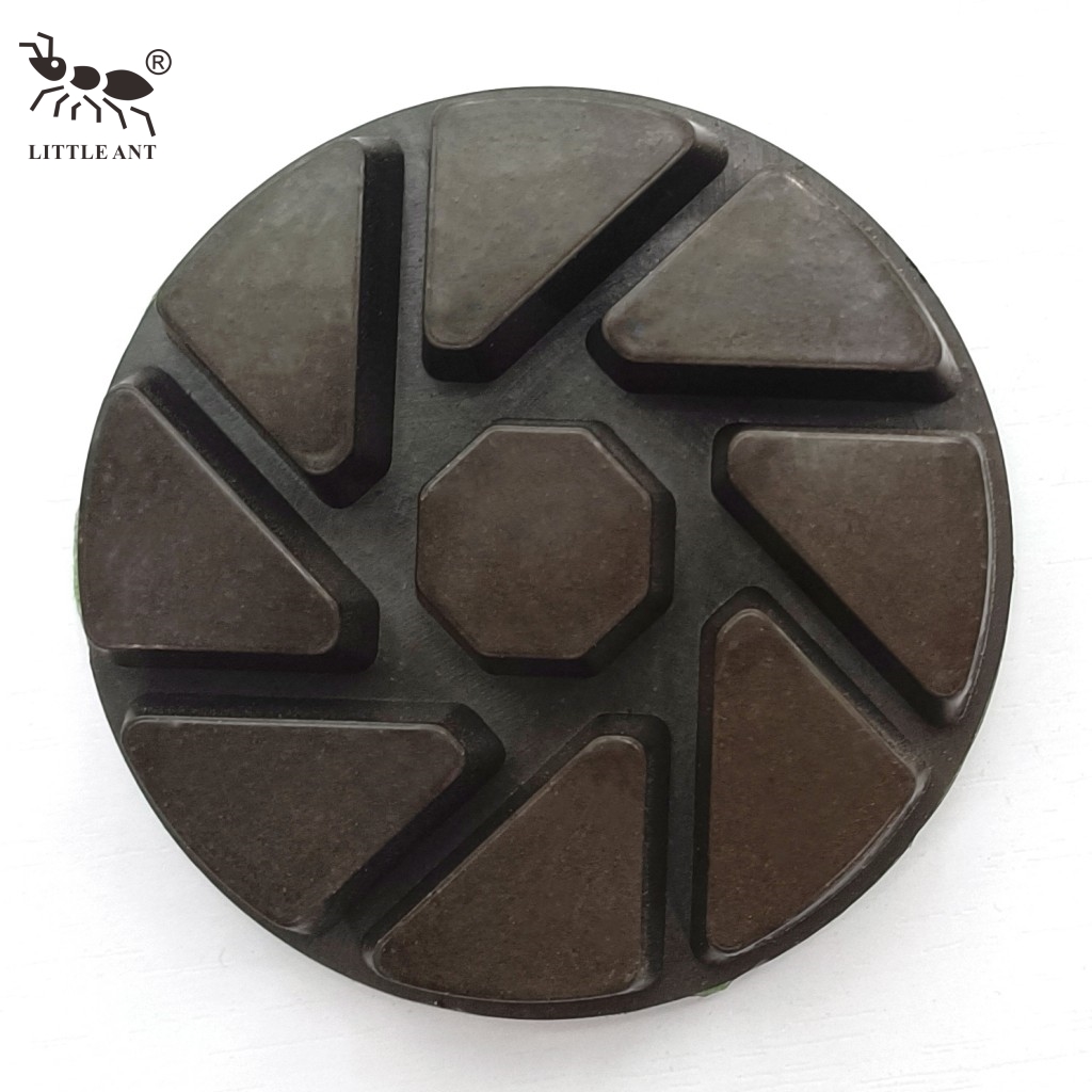 Little formiga novas almofadas de polimento de piso de concreto com diamante tornado de 3 polegadas para piso de esmeril carborundum