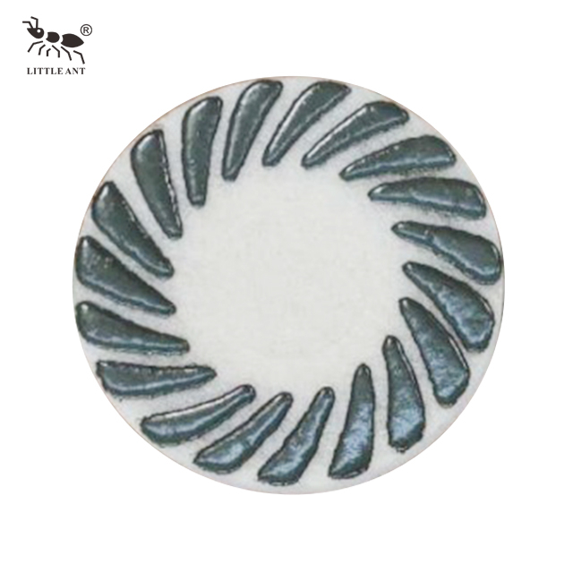 Almofada de polimento a seco em espiral de gotas de água para polidor manual de mármore e granito moedor portátil