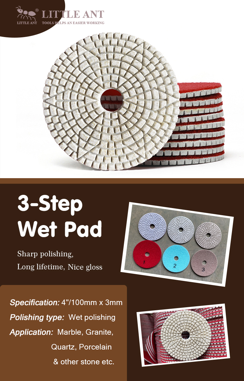 almofada de polimento