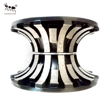 Pequena formiga sinterizada segmentada resina cheia de diamante no roteador de diamante para o perfil de borda de pedra moagem