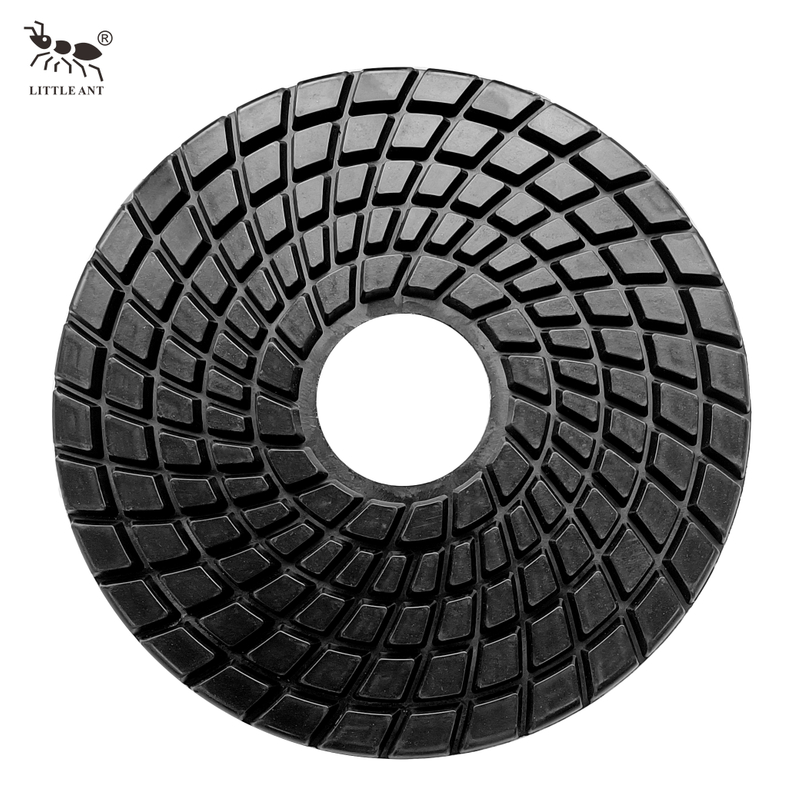 LITTLE ANT 300mm 12 polegadas Almofada de polimento de piso de resina úmida para granito, mármore, terraço, concreto de quartzo
